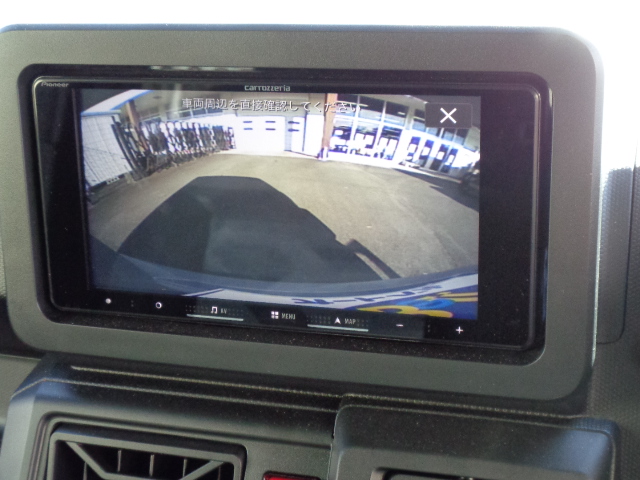 ７インチナビ　バックカメラ表示