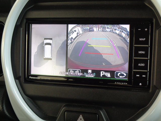 ７インチナビ　全方位モニター表示