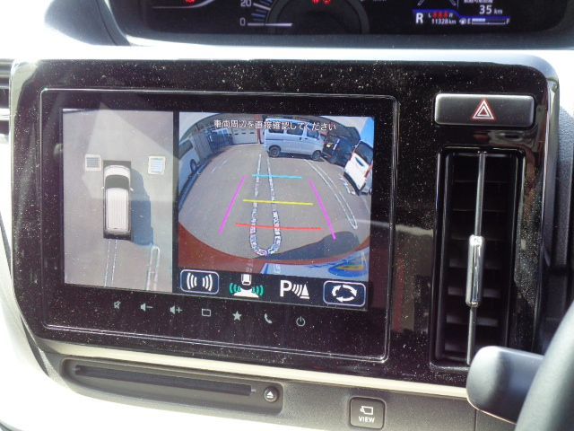 全方位モニター表示　CD/DVDデッキ