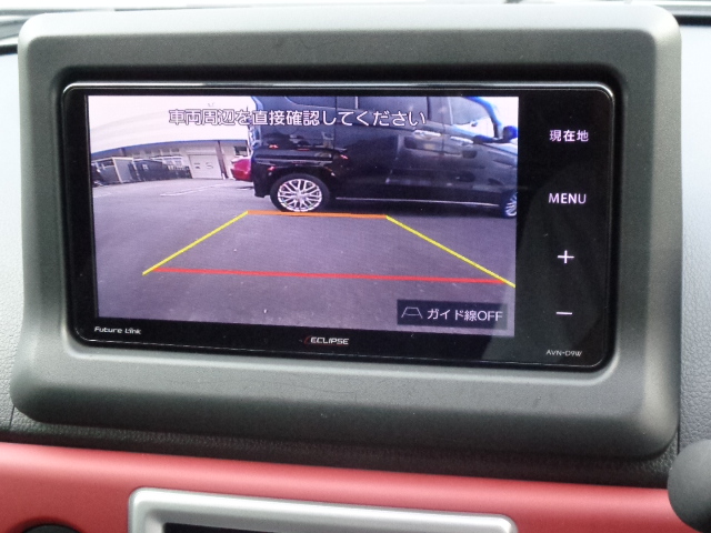 ７インチナビ　バックカメラ表示