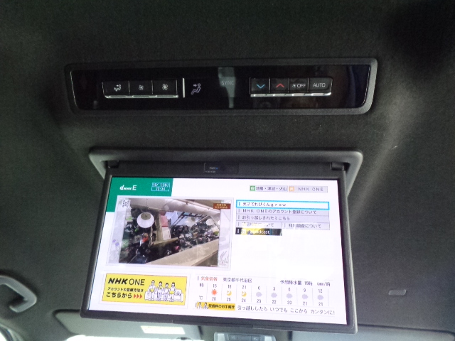 13.2型有機EL後席ディスプレイ