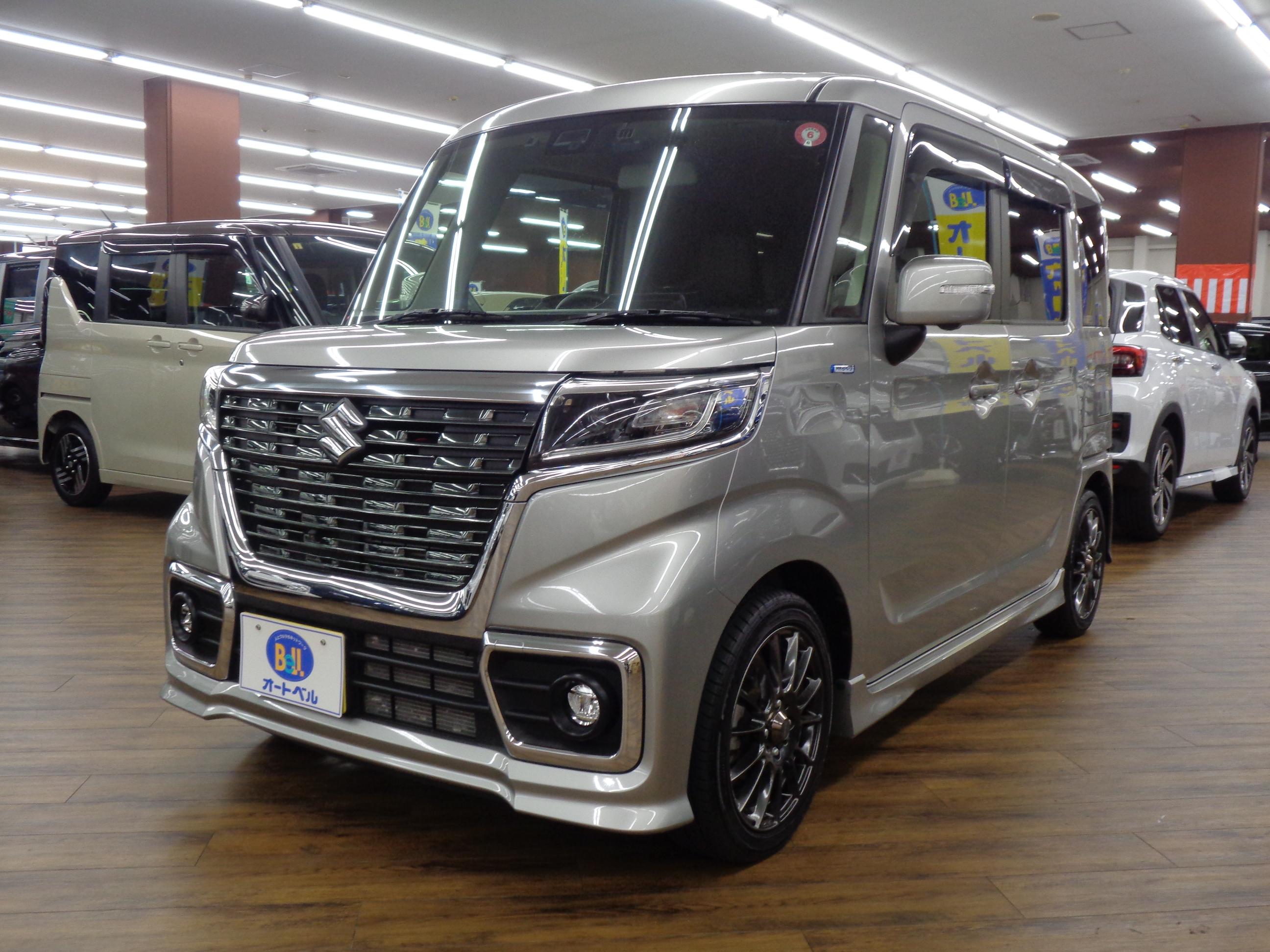 オートベルの中古車スズキ スペーシアカスタム６６０ HYBRID GS(8ｲﾝﾁﾅﾋﾞ･全方位ｶﾒﾗPK)