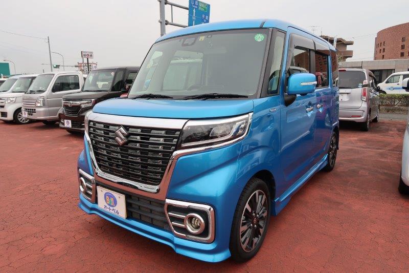 オートベルの中古車スズキ スペーシアカスタム６６０＊ HYBRID XSﾀｰﾎﾞ(全方位ｶﾒﾗP･DSBS)