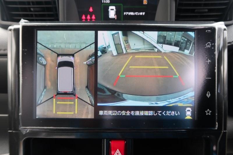 上から見たようなモニターで駐車をアシスト