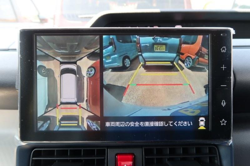 上から見たようなモニターで駐車をアシスト