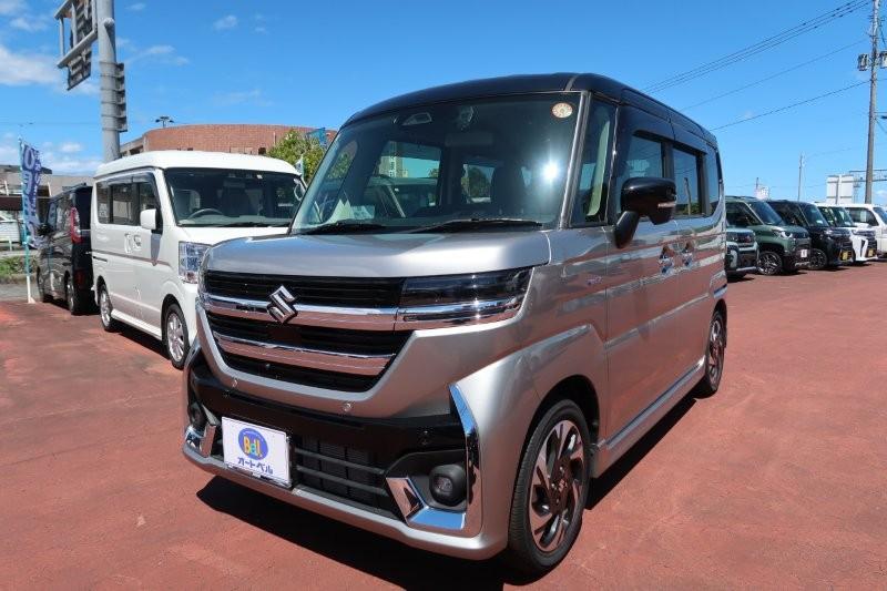 オートベルの中古車スズキ スペーシアカスタム６６０ HYBRID XSﾀｰﾎﾞ(全方位ﾅﾋﾞ)