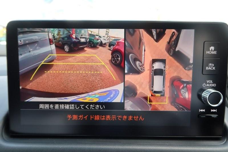 上から見たようなモニターで駐車をアシスト