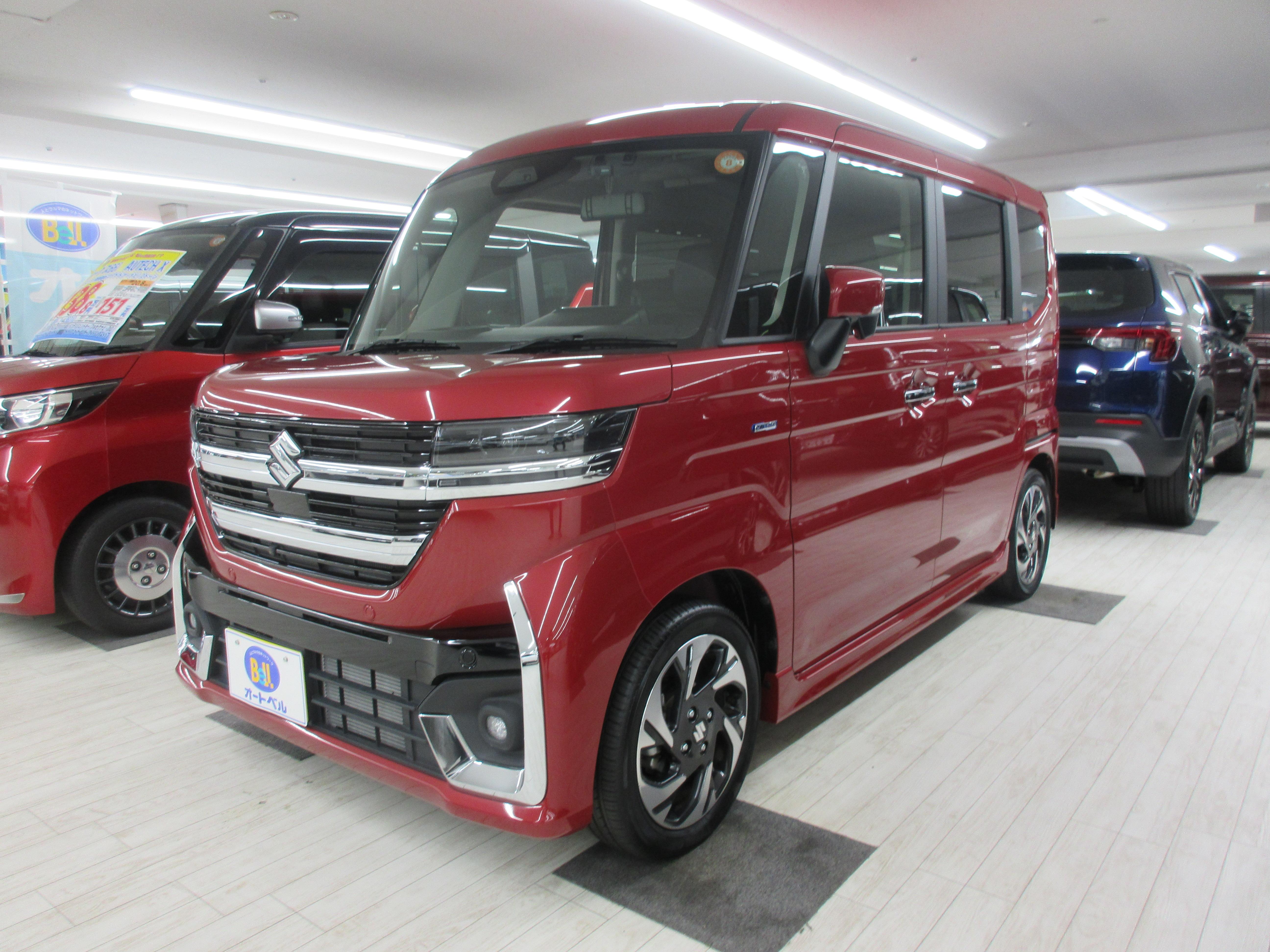 オートベルの中古車スズキ スペーシアカスタム６６０ HYBRID XS(ｽｽﾞｷSS･全M付ﾅﾋﾞ)
