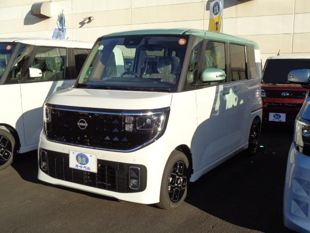 オートベルの中古車ニッサン ルークス６６０ H/S-X(快適PK･ﾅﾋﾞ取付P+AVM)2ﾄｰﾝ