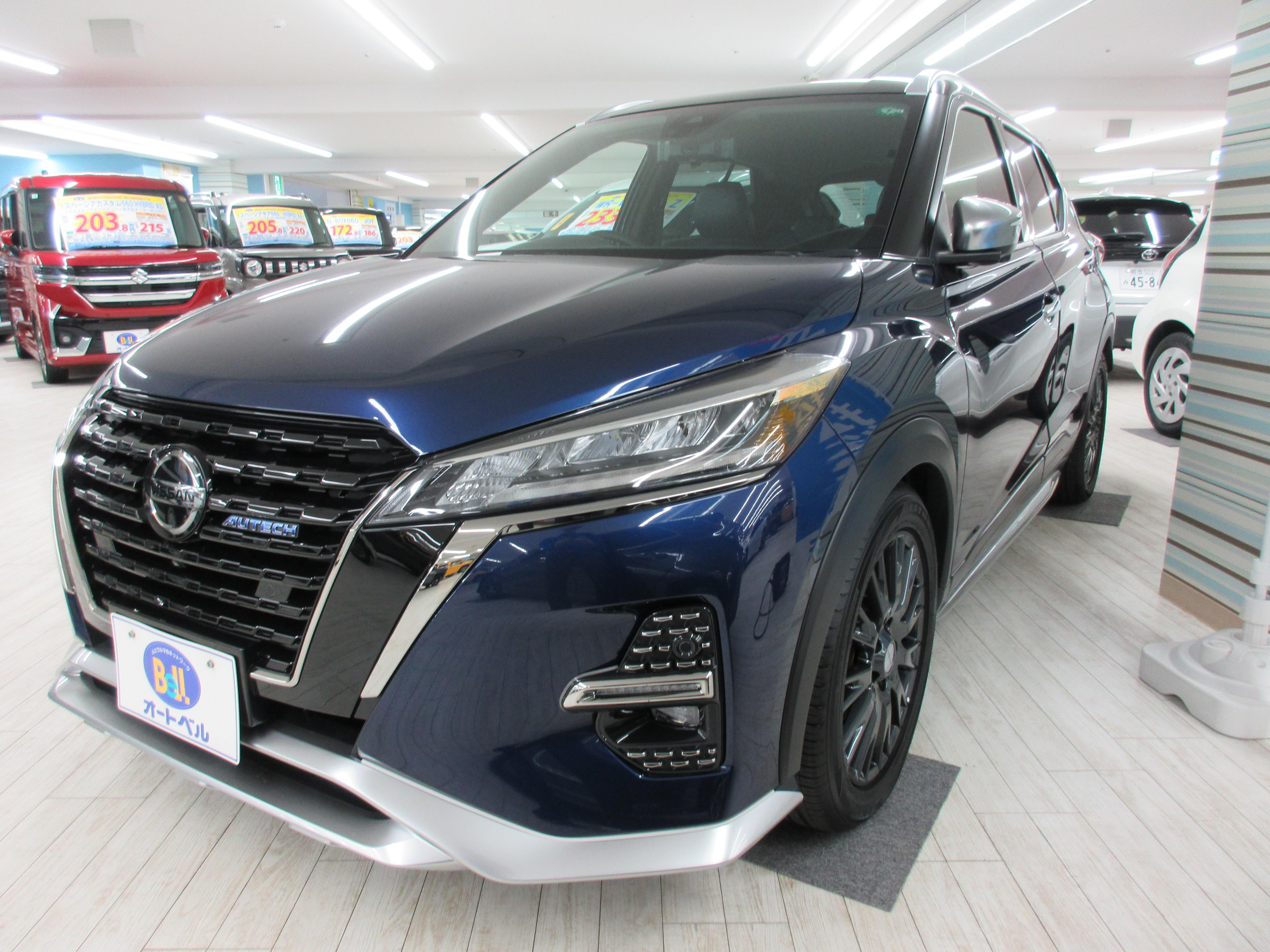 オートベルの中古車ニッサンＭＴ キックス１２００ AUTECH(9ｲﾝﾁﾅﾋﾞ･2ﾄｰﾝ･L/D)