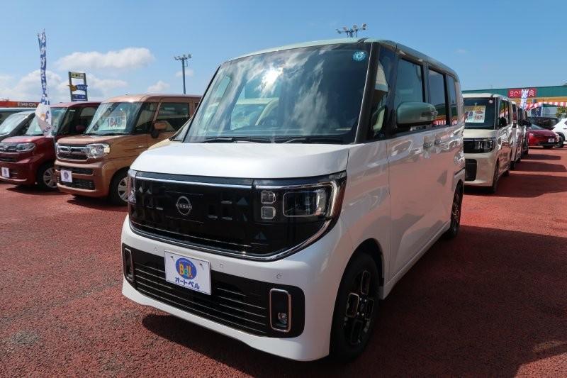 オートベルの中古車ニッサン ルークス６６０ H/S-X(快適PK･ﾅﾋﾞ取付P+AVM)2ﾄｰﾝ