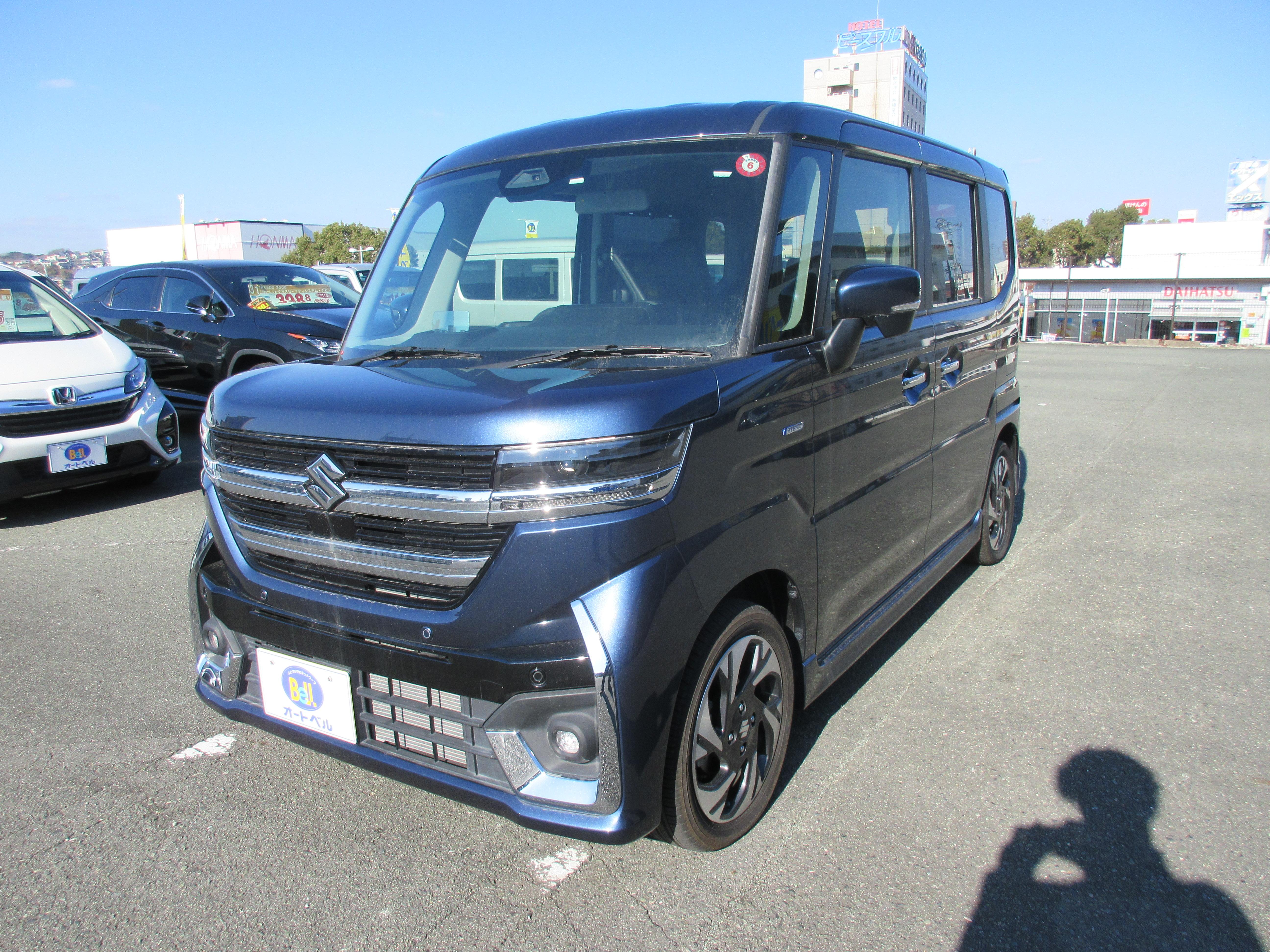 オートベルの中古車スズキ スペーシアカスタム６６０ HYBRID XSﾀｰﾎﾞ(DSBSⅡ)