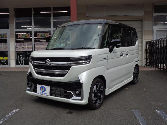 オートベルの中古車スズキ スペーシアカスタム６６０ HYBRID XS(全Mﾅﾋﾞ･DSBSⅡ)2ﾄｰﾝ