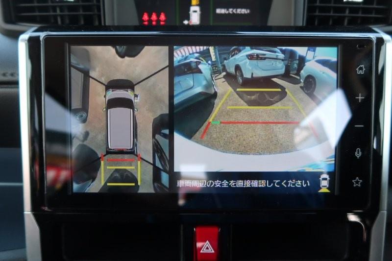 上から見たようなモニターで駐車をアシスト