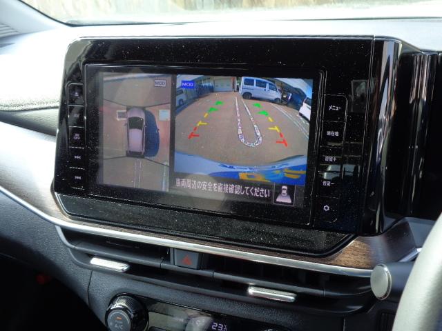 ９インチナビ　アラウンドビューモニター表示