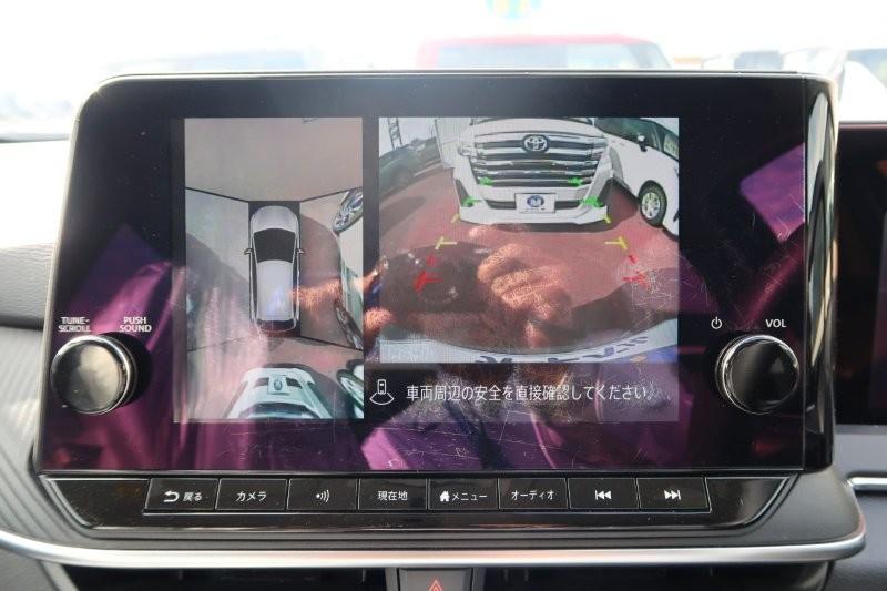 上から見たようなモニターで駐車をアシスト