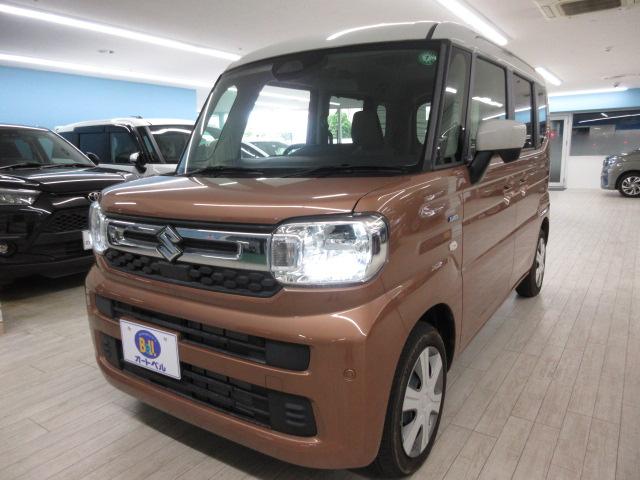 オートベルの中古車スズキ スペーシア６６０ HYBRID X ｾｰﾌﾃｨ+PKG(DSBSⅡ)2ﾄｰﾝ