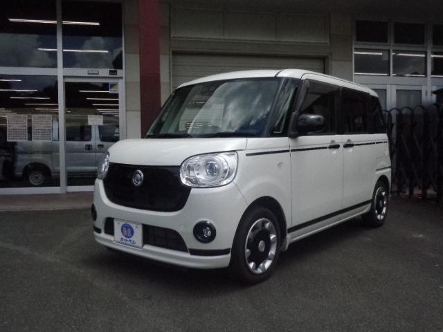 オートベルの中古車ダイハツ ムーヴキャンバス６６０ GﾌﾞﾗｯｸｱｸｾﾝﾄﾘﾐﾃｯﾄﾞSAⅢ(ﾅﾋﾞ)